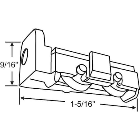 Strybuc Sliding Window Roller Assembly 900-9391RHA